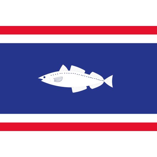 Vlag Urk 30x45cm