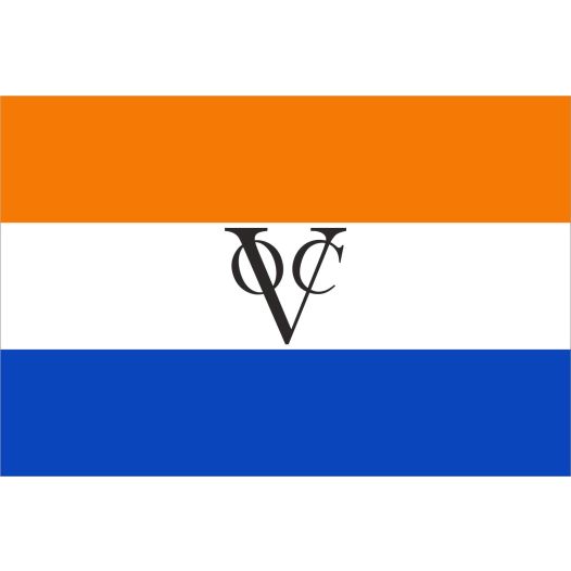 VOC vlag - Verenigde Oost-Indische Compagnie 100x150cm | Oranje variant