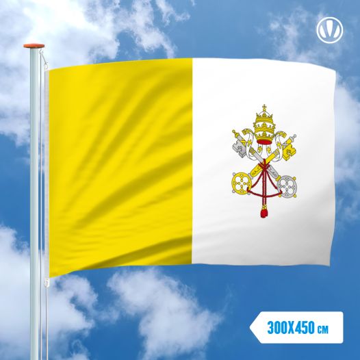 Vlag Vaticaanstad 300x450cm