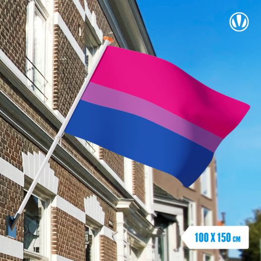 Bi vlag 100x150cm