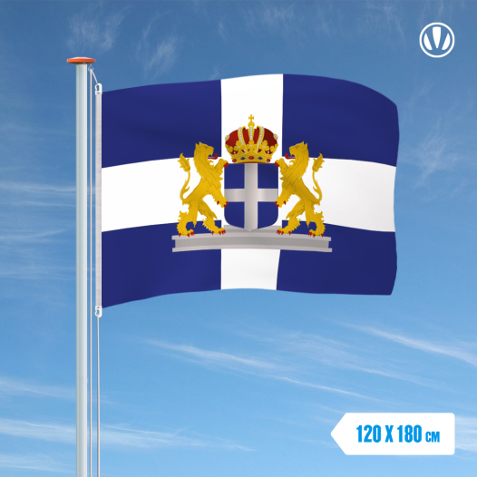 Vlag Zwolle met Wapen 120x180cm