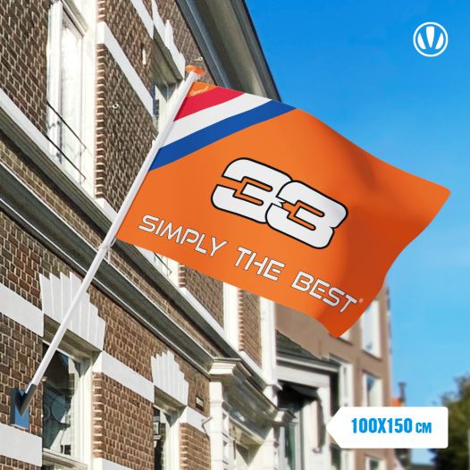 Vlag 33 Simply the Best 100x150cm