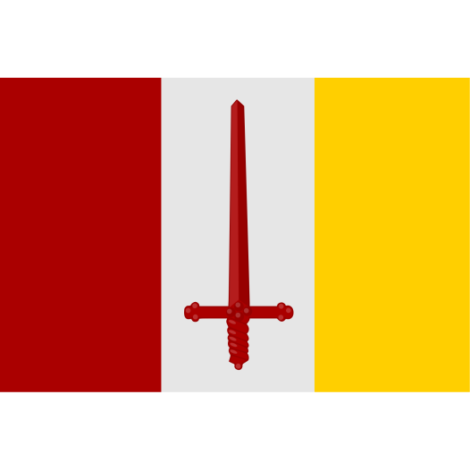 Vlag Aalst 70x100cm