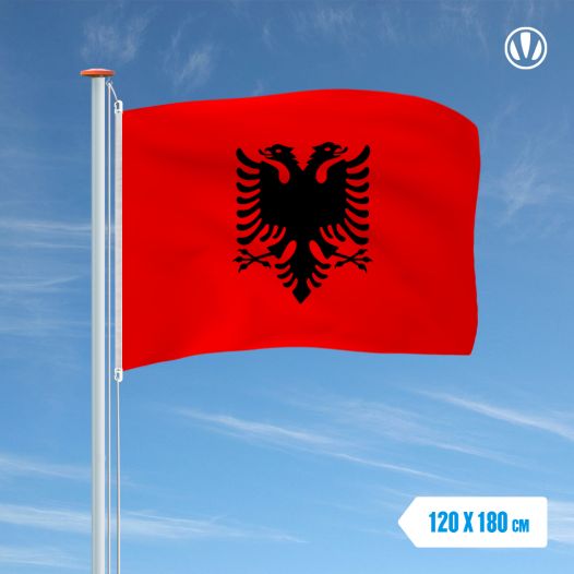 Vlag Albanie 120x180cm