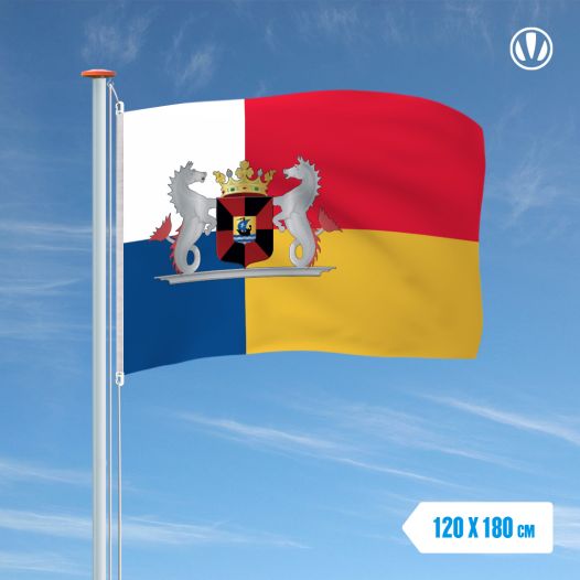 Vlag Almere met wapen 120x180cm