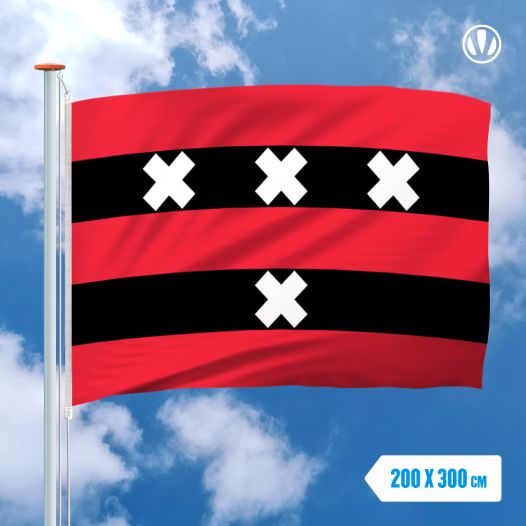 Vlag Amstelveen 200x300cm