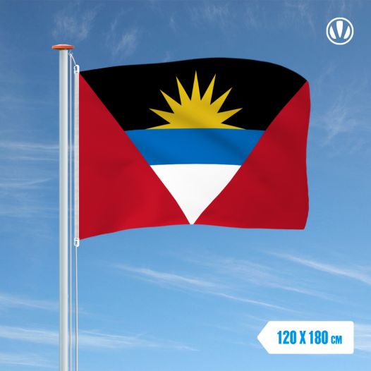 Vlag Antigua en Barbuda 120x180cm