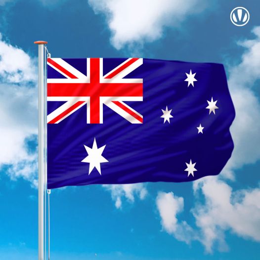 vlag Australie 150x225cm - Spunpoly