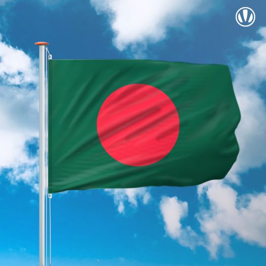 Vlag Bangladesh 150x225cm - Spunpoly