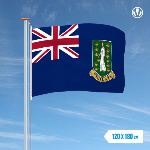 Vlag Britse Maagden Eilanden 120x180cm