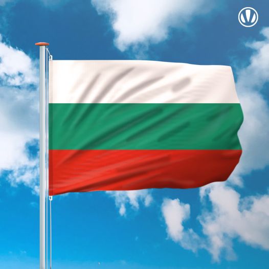 Vlag Bulgarije 150x225cm - Spunpoly