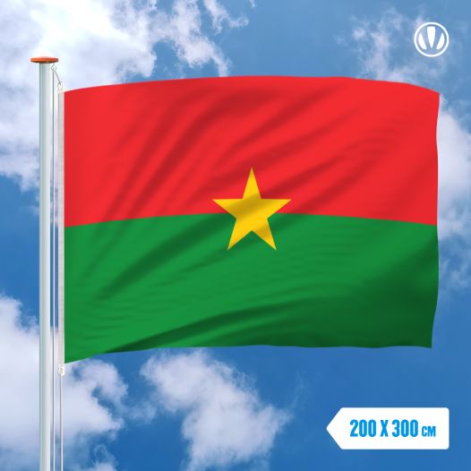 Vlag Burkina Faso 200x300cm