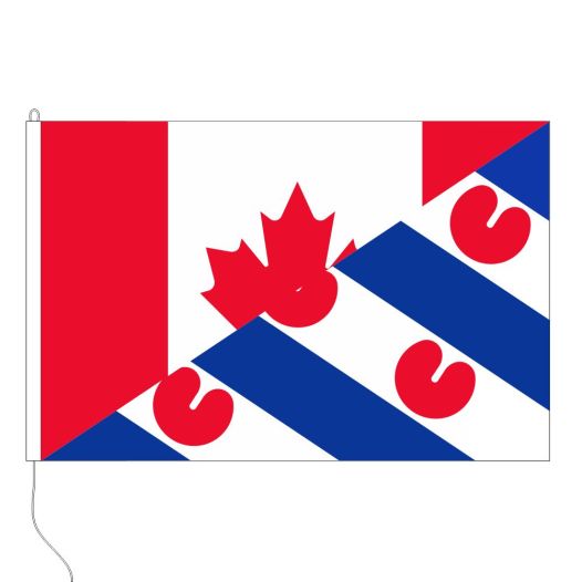 Vlag Canada / Friesland 100x150cm