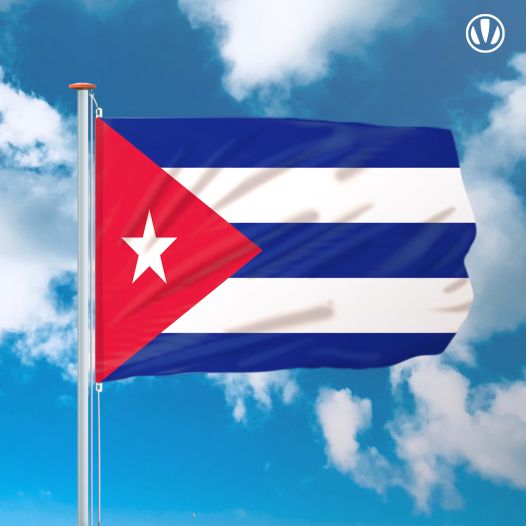 vlag Cuba 150x225cm - Spunpoly