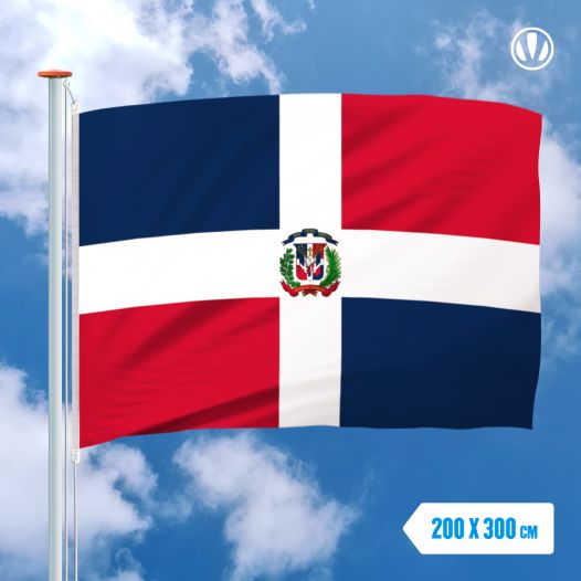 Vlag Dominicaanse Republiek 200x300cm