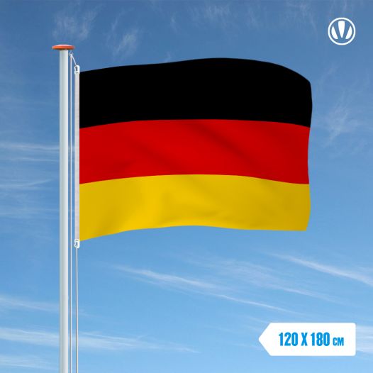 Vlag Duitsland 120x180cm - Glanspoly