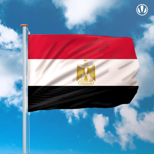 vlag Egypte 150x225cm - Spunpoly