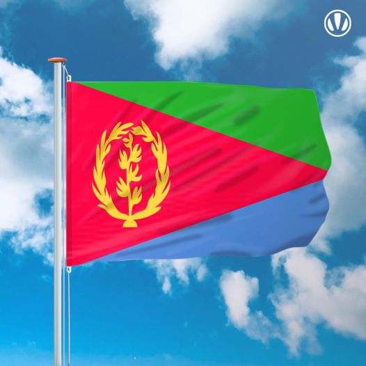 vlag Eritrea 150x225cm - Spunpoly