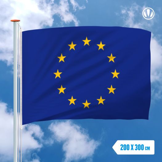 Vlag Europese Unie 200x300cm - Spunpoly