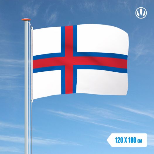 Vlag Faeroer Eilanden 120x180cm