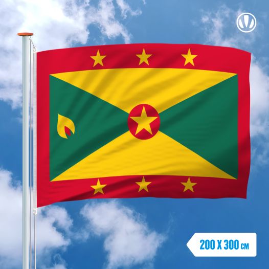 Vlag Grenada 200x300cm