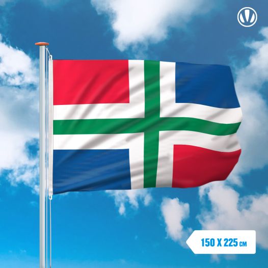 Vlag Groningen 150x225cm