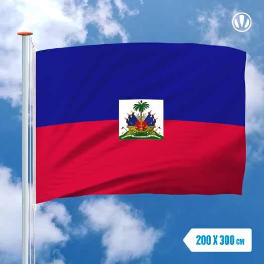 Vlag Haiti 200x300cm - Spunpoly