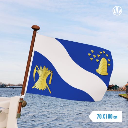 Vlag Hengelo met wapen 70x100cm