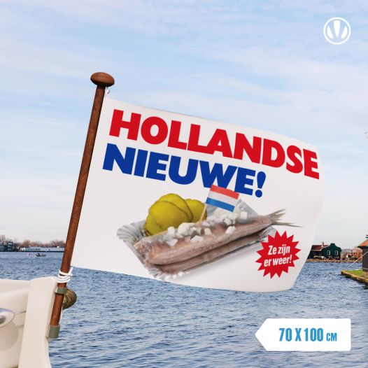 Vlag Hollandse Nieuwe Haring 70x100cm