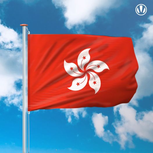 Vlag Hong Kong 150x225cm - Spunpoly