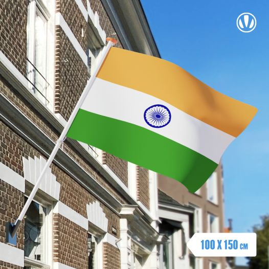 Vlag India 100x150cm - Spunpoly