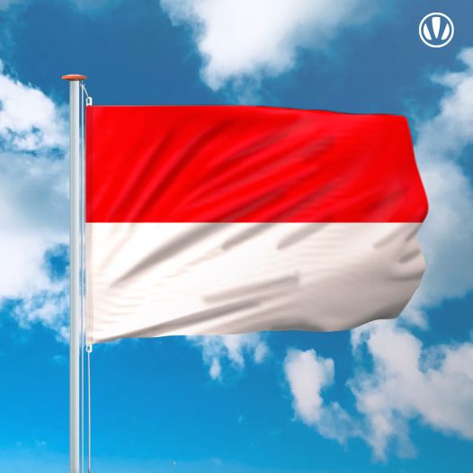 vlag Indonesië 150x225cm - spunpoly