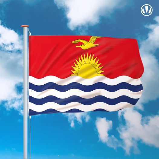 vlag Kiribati 150x225cm - Spunpoly