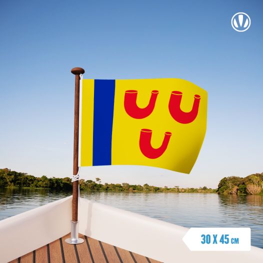 Vlag Leudal 30x45cm