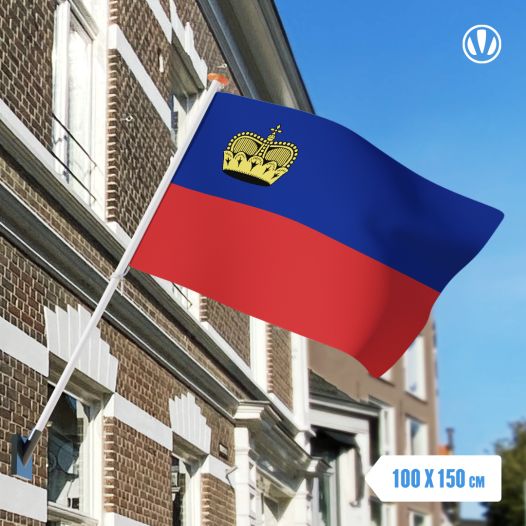 Vlag Liechtenstein 100x150cm - Spunpoly