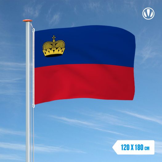 Vlag Liechtenstein 120x180cm