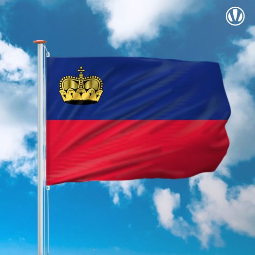 Vlag Liechtenstein 150x225cm - Spunpoly