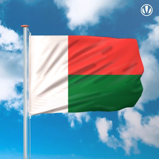 vlag Madagaskar 150x225cm - Spunpoly