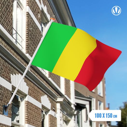 vlag Mali 100x150cm - Spunpoly