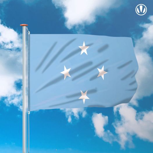 vlag Micronesia 150x225cm - Spunpoly