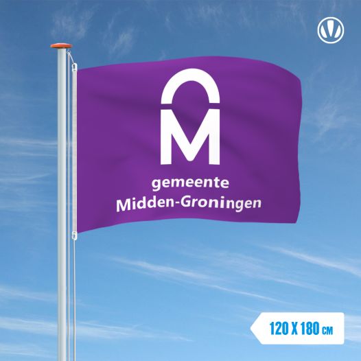 Vlag Midden-Groningen 120x180cm