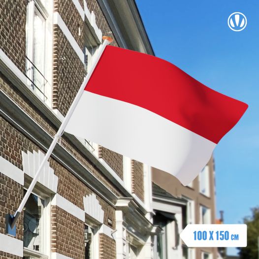 Vlag Monaco 100x150cm - Spunpoly