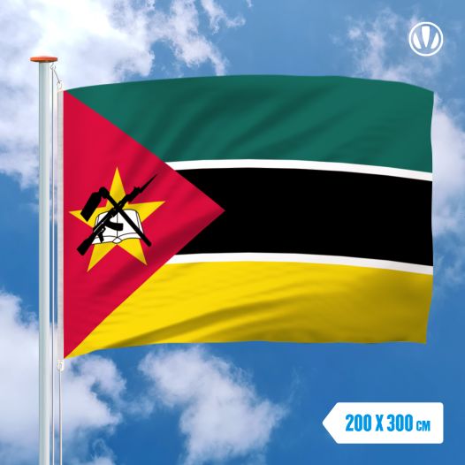 Vlag Mozambique 200x300cm