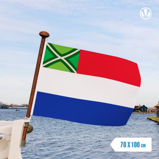 Vlag Nederland met inzet Achterhoek 70x100cm