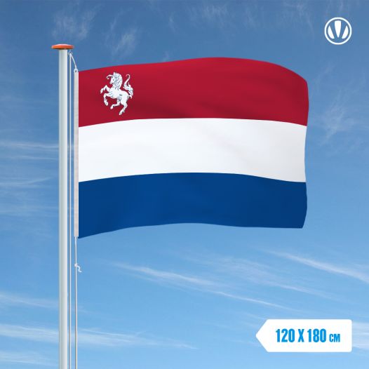 Vlag Nederland met inzet Twentse Ros 120x180cm