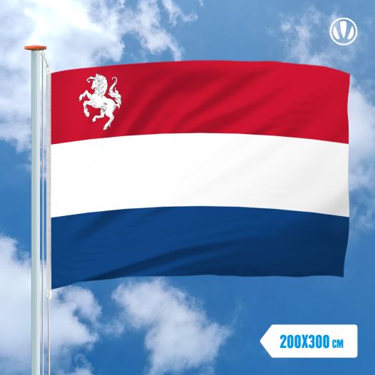 Vlag Nederland met inzet Twentse Ros 200x300cm