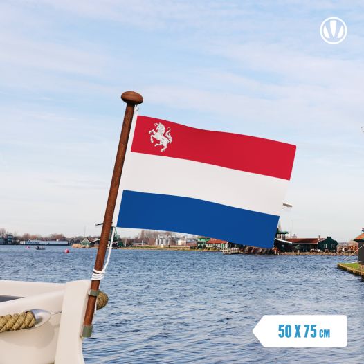 Vlag Nederland met inzet Twentse Ros 50x75cm