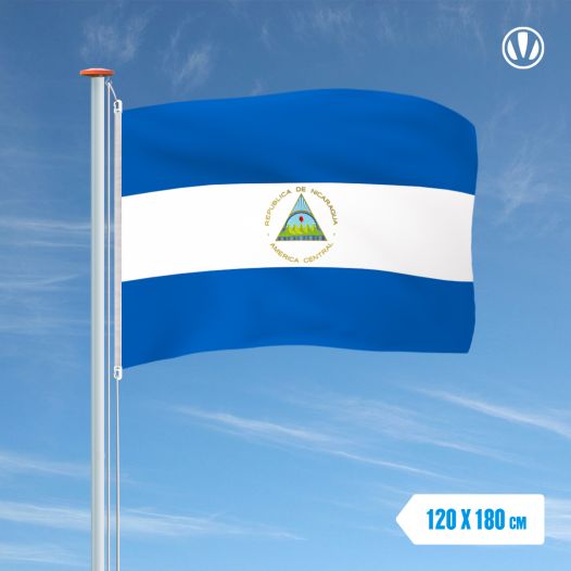 Vlag Nicaragua 120x180cm