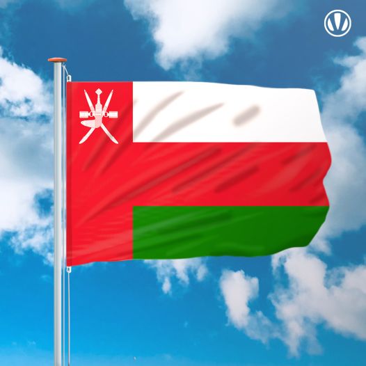 Vlag Oman 150x225cm - Spunpoly