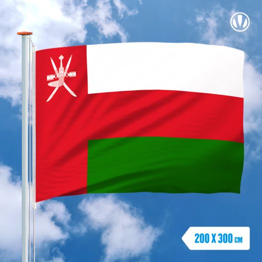 Vlag Oman 200x300cm